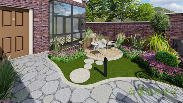温州阳光别墅庭院景观设计